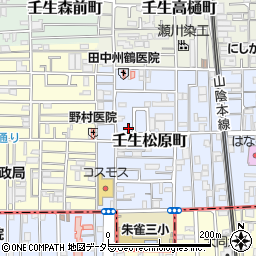 京都府京都市中京区壬生松原町51-27周辺の地図