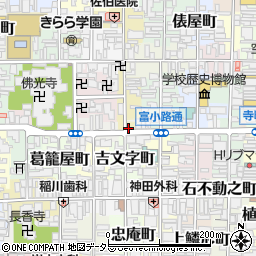 京都府京都市下京区万里小路町187周辺の地図