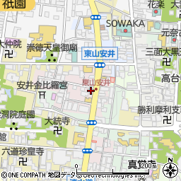 京料理 祇園 おくおか周辺の地図