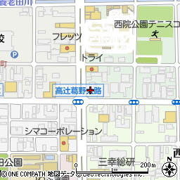 小川珈琲 葛野大路店周辺の地図