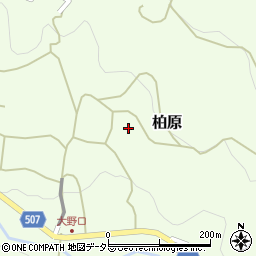 兵庫県川辺郡猪名川町柏原中林周辺の地図