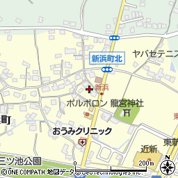 滋賀県草津市新浜町76周辺の地図