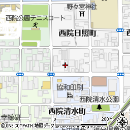 アクアプレイス京都西院周辺の地図
