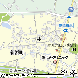 滋賀県草津市新浜町111周辺の地図