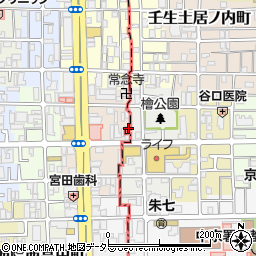 京都府京都市右京区西院平町10周辺の地図