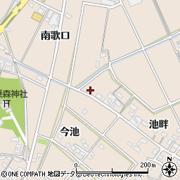 愛知県安城市里町池畔27周辺の地図