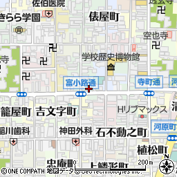 京都府京都市下京区雁金町163周辺の地図