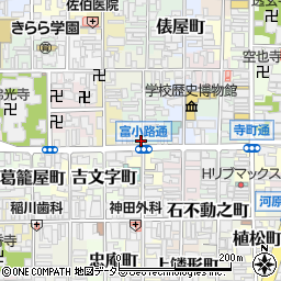 京都府京都市下京区筋屋町156周辺の地図