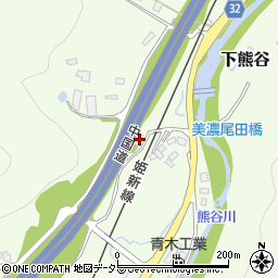 岡山県新見市下熊谷165周辺の地図