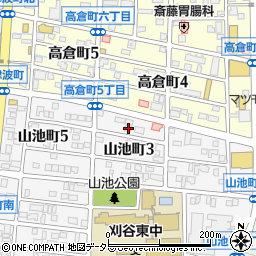 愛知県刈谷市山池町3丁目108周辺の地図