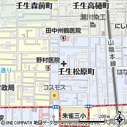 京都府京都市中京区壬生松原町49周辺の地図