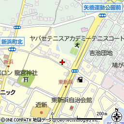 滋賀県草津市新浜町563周辺の地図