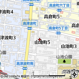 愛知県刈谷市山池町5丁目301周辺の地図
