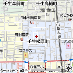 京都府京都市中京区壬生松原町51-45周辺の地図
