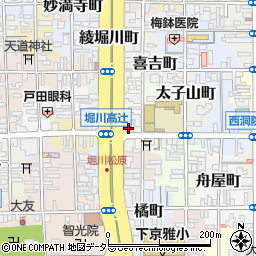 カーニバル　堀川高辻店周辺の地図