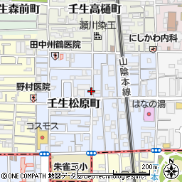 京都府京都市中京区壬生松原町49-8周辺の地図