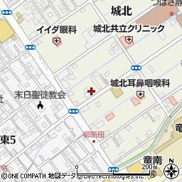 静岡柳新田郵便局周辺の地図