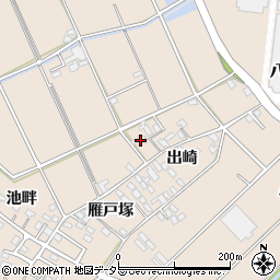 愛知県安城市里町出崎51-2周辺の地図