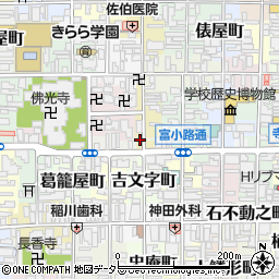 京都府京都市下京区万里小路町184周辺の地図