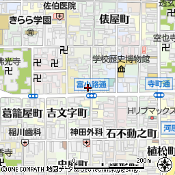 京都府京都市下京区筋屋町154周辺の地図