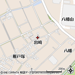 愛知県安城市里町出崎58周辺の地図