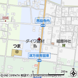兵庫県西脇市寺内16周辺の地図