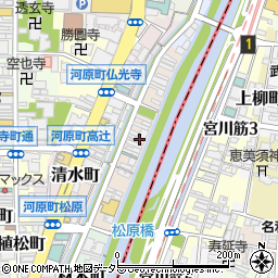 京都府京都市下京区和泉屋町周辺の地図