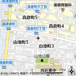 愛知県刈谷市山池町3丁目111周辺の地図