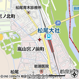 西京警察署松尾交番周辺の地図