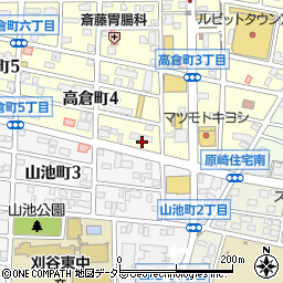 ローソン刈谷高倉店周辺の地図