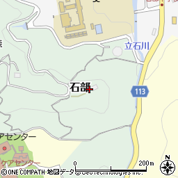 滋賀県湖南市石部周辺の地図