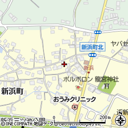 滋賀県草津市新浜町105周辺の地図