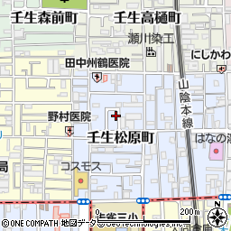 京都府京都市中京区壬生松原町51-41周辺の地図