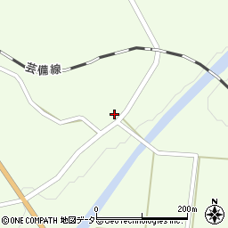 広島県庄原市東城町小奴可1119周辺の地図