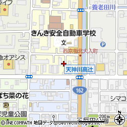 京都府京都市右京区西院西貝川町83周辺の地図