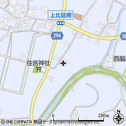 兵庫県西脇市上比延町38周辺の地図