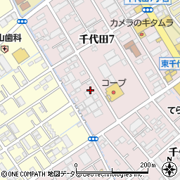 星医療酸器　静岡営業所周辺の地図