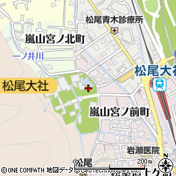 京都府京都市西京区嵐山宮町1周辺の地図