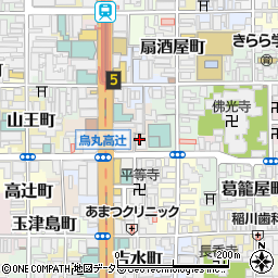 京都府京都市下京区匂天神町周辺の地図