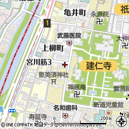 京都府京都市東山区博多町90周辺の地図