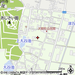 兵庫県西脇市大野417-1周辺の地図