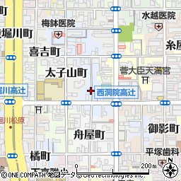 京都府京都市下京区永養寺町周辺の地図