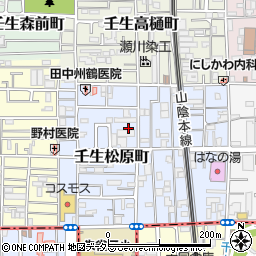京都府京都市中京区壬生松原町51周辺の地図