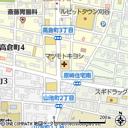 マツモトキヨシ刈谷高倉店周辺の地図