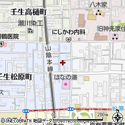 京都府京都市中京区壬生松原町11周辺の地図
