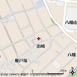 愛知県安城市里町出崎61周辺の地図