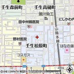 京都府京都市中京区壬生松原町51-30周辺の地図