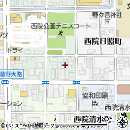京都府京都市右京区西院安塚町92周辺の地図