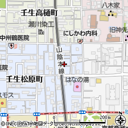 京都府京都市中京区壬生松原町6-24周辺の地図