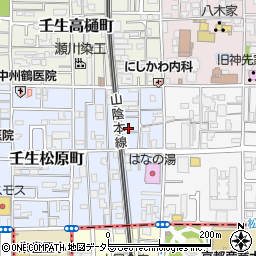 京都府京都市中京区壬生松原町6周辺の地図